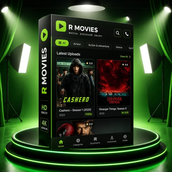 All-in-One Movie Website Script with Admin Panel & App-Like UI